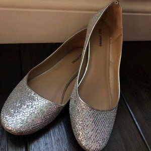 Sparkly flats